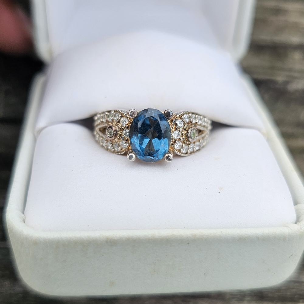 London Blue Topaz Ring